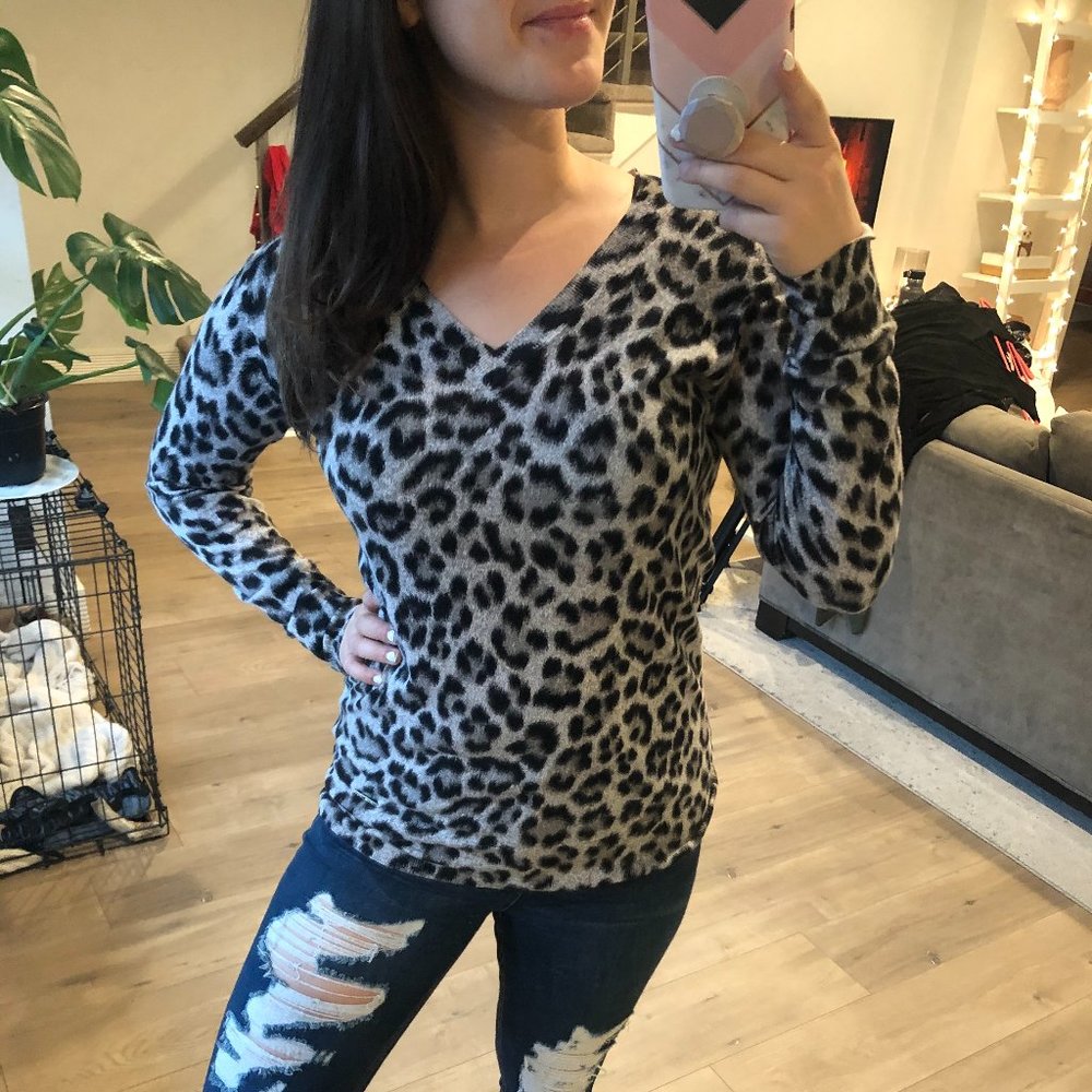 Buttery Soft Cheetah Sweater